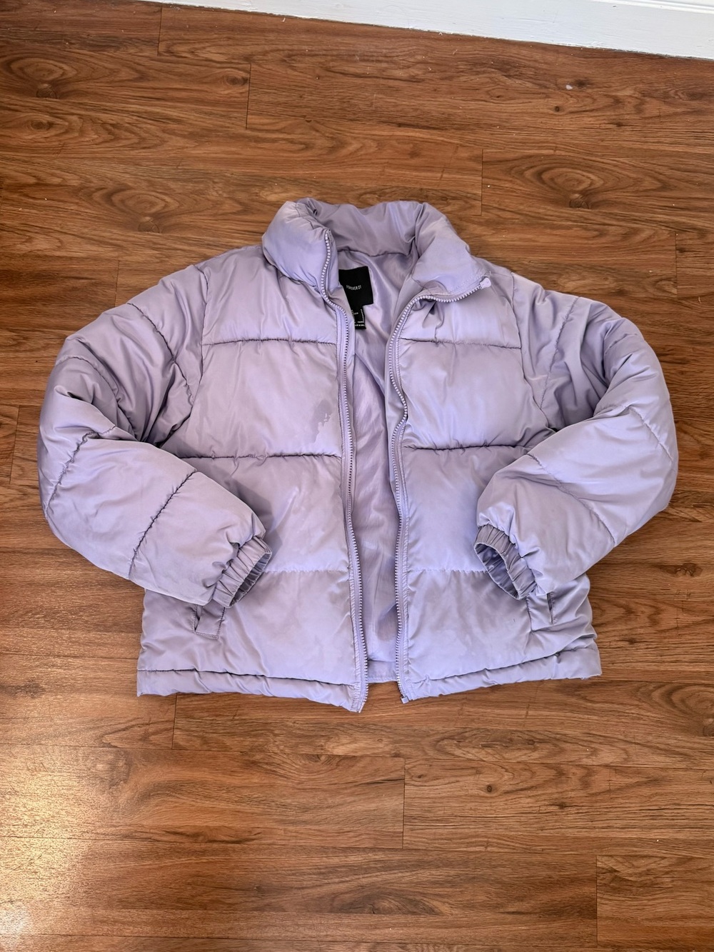 Light Purple/Lavender Puffer Jacket - Size Small